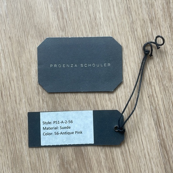 Proenza Schouler PS1 Suede Pochette in “Antique Pink” - Picture 2 of 13